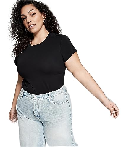 Now This Trendy Plus Size T-Shirt Bodysuit