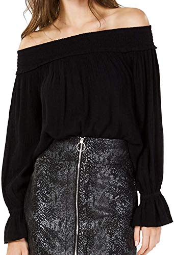 INC Smocked Off-The-Shoulder Top