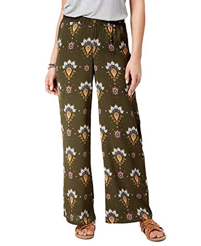 Hippie Rose Juniors Printed Wide Leg Soft Pants