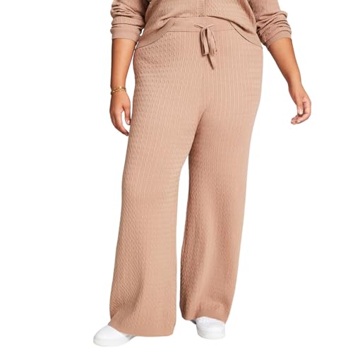 Trendy Plus Size Pull-On Sweater Pants