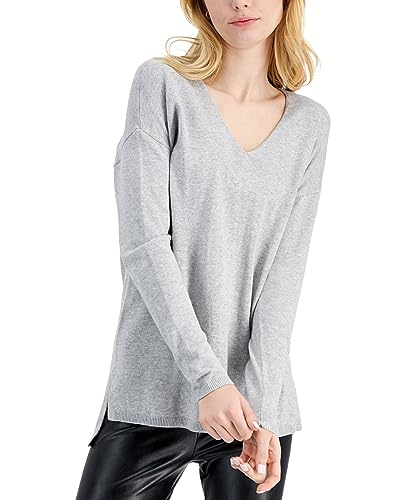 INC International Concepts Solid V Neck Sweater