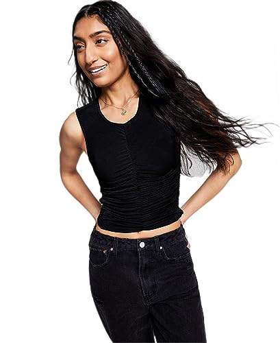 Now This Womens Ruched Tank Top