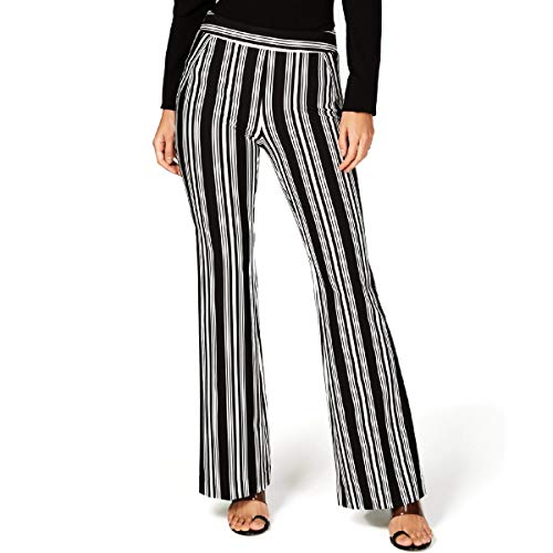 Striped Bootcut Pants