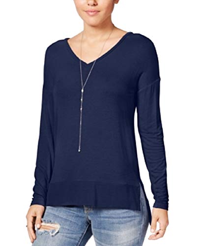 Hippie Rose Juniors Cozy V Neck Top