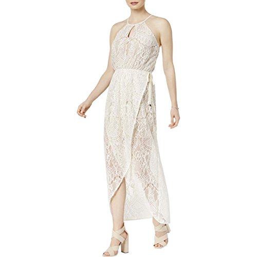 BAR III Lace Wrap Maxi Dress