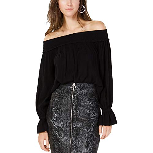 INC Smocked Off-The-Shoulder Top