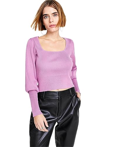 Bar III Volume Sleeve Sweater