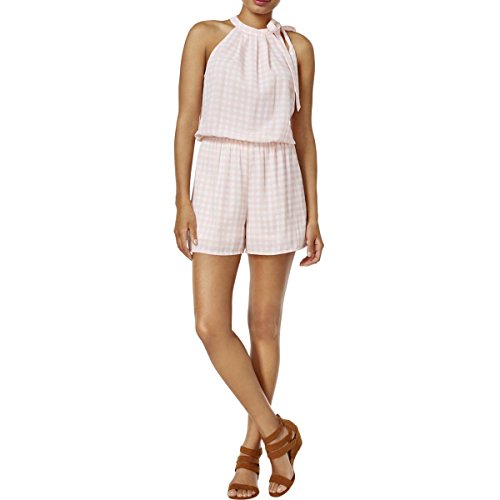 Maison Jules Printed Tie Neck Romper