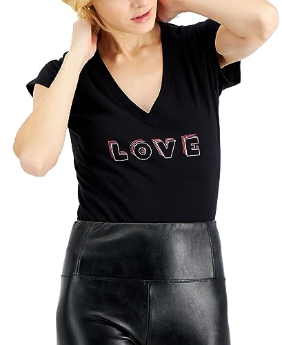 INC International Concepts Cotton Love Graphic Print T-Shirt