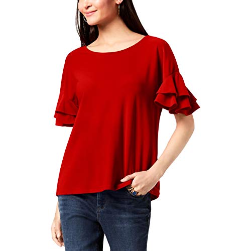 Ruffled Sleeve Top