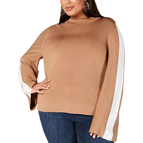 Plus Size Varsity Stripe Sweater