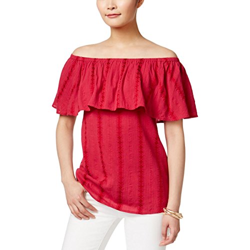 Ruffled Off-The-Shoulder Top