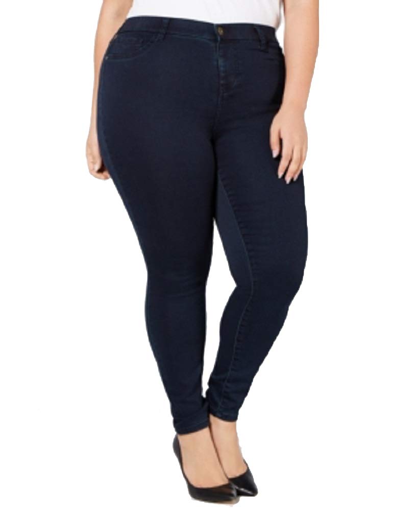 Plus Size Faux-Fly Jeggings
