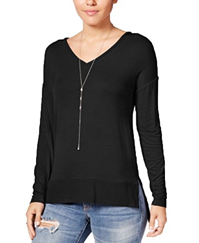 Hippie Rose Juniors Cozy V Neck Top