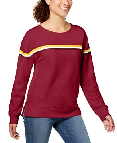Juniors' Striped Sweatshirt