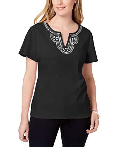 Cotton Embellished Top