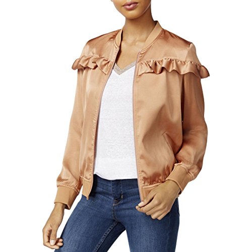 Maison Jules Ruffled Bomber Jacket