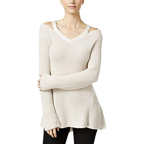 Style & Co Petite High Low Cutout Sweater