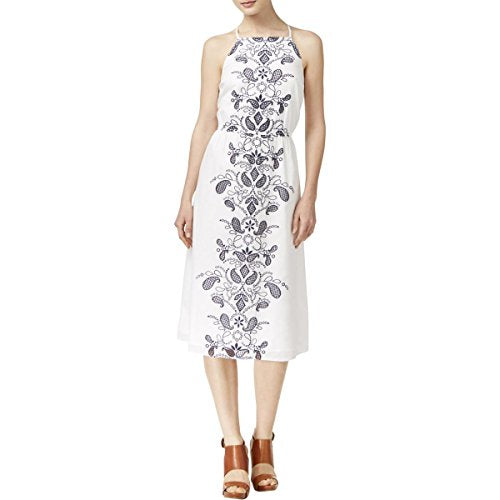 Maison Jules Cotton Embroidered Dress