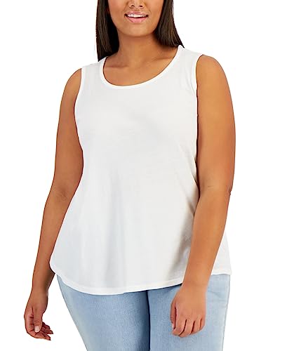 Style & Co Plus Size Cotton Tank