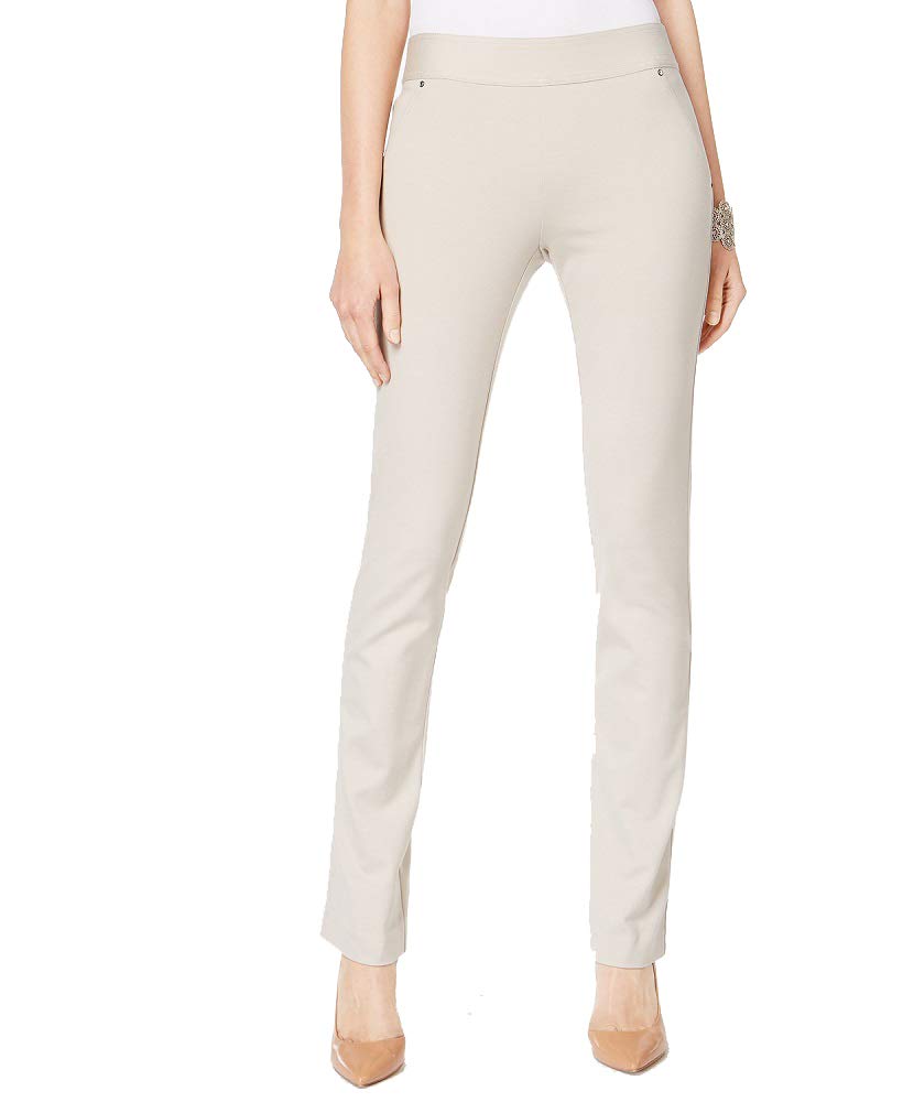 Pull On Straight Leg Pants Toad Beige 0