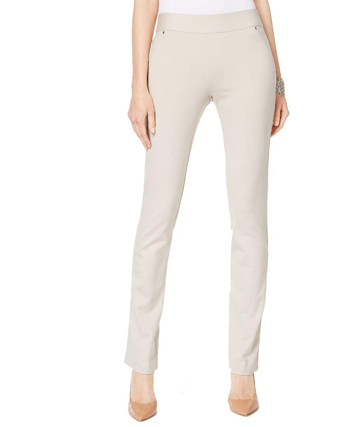 Pull On Straight Leg Pants Toad Beige 0