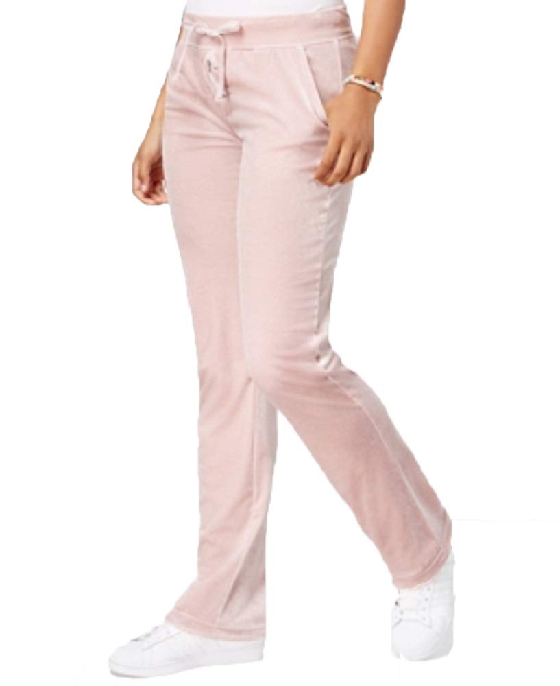 Material Girl Active Juniors Lace Up Velour Lounge Pants