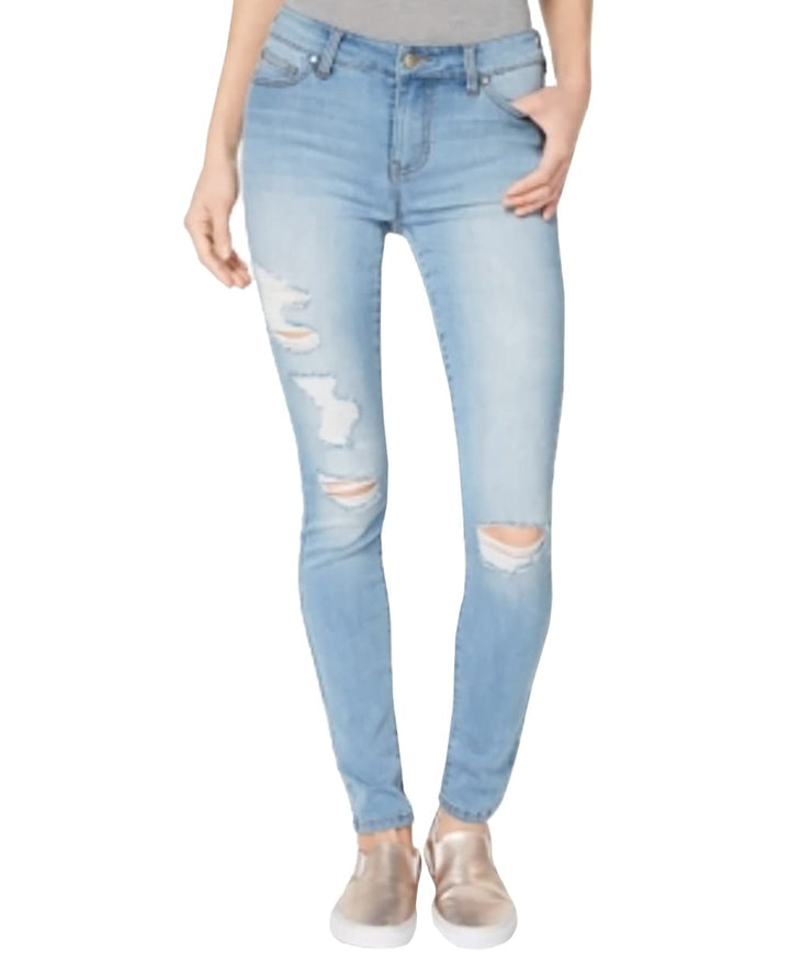 Celebrity Pink Juniors Ripped Skinny Jeans