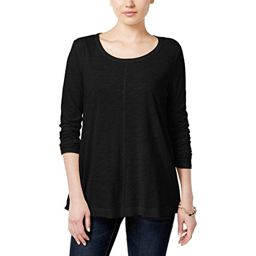 Style & Co Petite Scoop-Neck Top