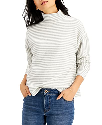 Style & Co Mock Neck Sweatshirt
