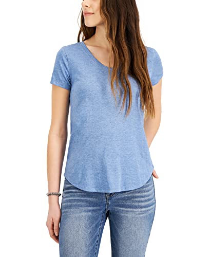 Style & Co Burnout V Neck T-Shirt