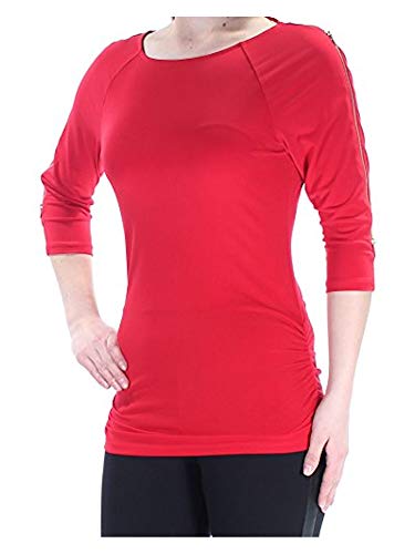 INC International Concepts Cold Shoulder Zipper Top