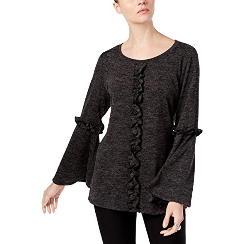 Ruffled Bell-Sleeve Top