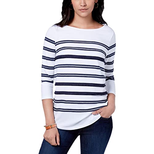 Charter Club Sequin Striped Top