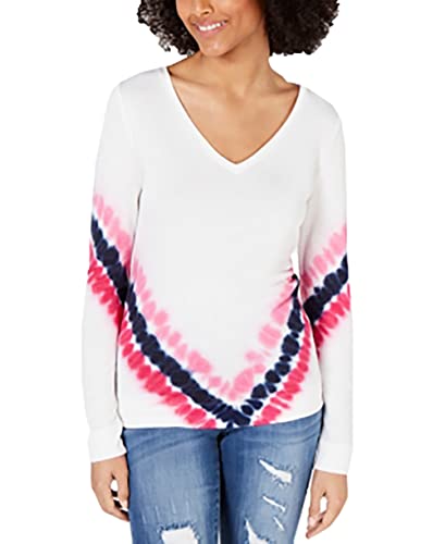 V Neck Tie Dye Sweatshirt