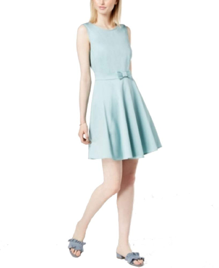 Bow-Detail Fit & Flare Dress
