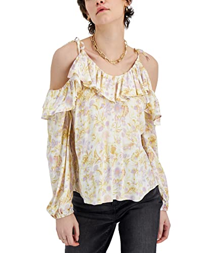 INC International Concepts Womens Cold Shoulder Blouse