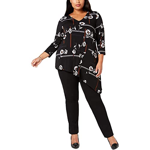 Alfani Plus Printed High Low Tunic