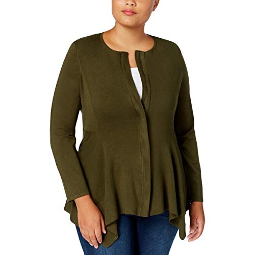 Alfani Plus Size Handkerchief Hem Cardigan