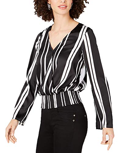 Striped Surplice Top