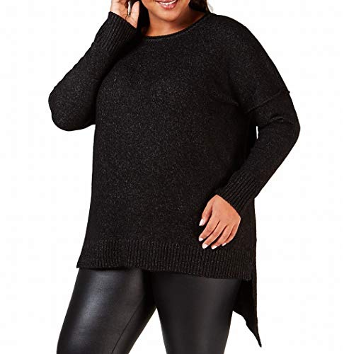 Plus Size Asymmetrical-Hem Sweater