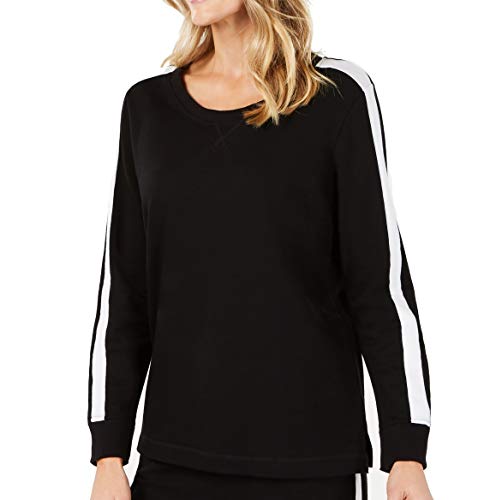 Karen Scott Plus Size Stripe Detail Top