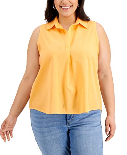 Style & Co Plus Size Woven Sleeveless Top
