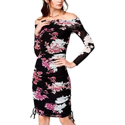 Material Girl Juniors Ruched Off The Shoulder Dress