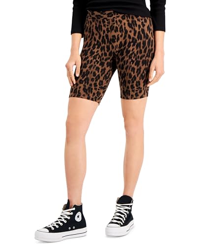 Style & Co Animal Print Bike Shorts