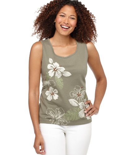 Plus Size Printed Smocked Top