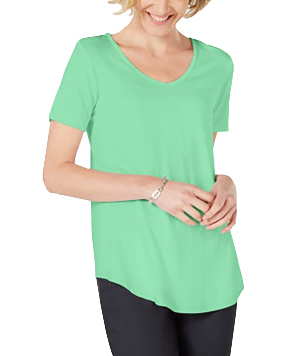 Lattice-Back V-Neck Top