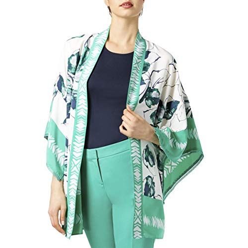 Alfani Printed Short Kimono Jacket