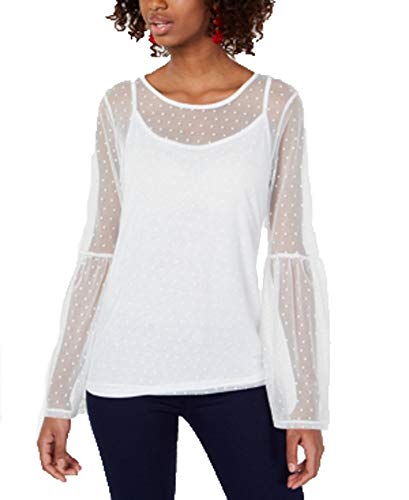 by Ikeddi Juniors' Mesh Bell-Sleeve Top