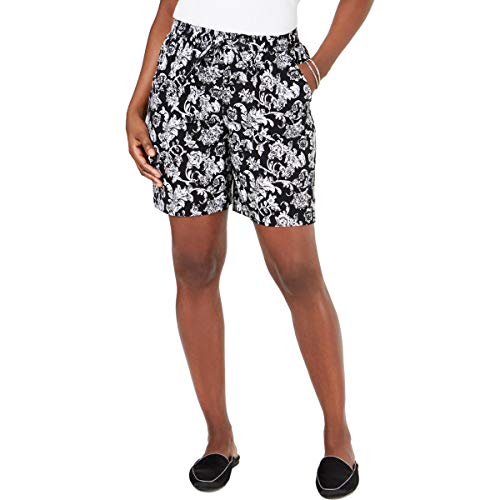 Printed Drawstring Shorts